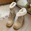 Women’s Casual Flat Plush Snow Martin Boots 88814907S