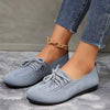 Women's Airy Flat Flyknit Slip-On Shoes with Strap 87444370C