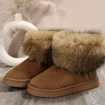 Women's Plush-Lined Warm Snow Boots 51049131C