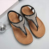 Women's Flat Anti-Slip Rhinestone Beach Sandals 75031450C