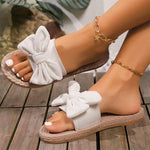 Women's One-Line Bow Slippers 87369795C
