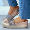 Women's Casual Rhinestone Flat Fishermen's Shoes 79655678S