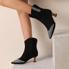 Women's Fashion Rhinestone High Heel Ankle Boots 14418968S