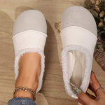 Women's Retro Slip-On Warm Cotton Shoes 40183128C