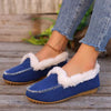 Women's Flat Fleece-Cuffed Cotton Shoes 82686035C