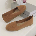 Women's Round Toe Flat Flyknit Shoes 31791779C