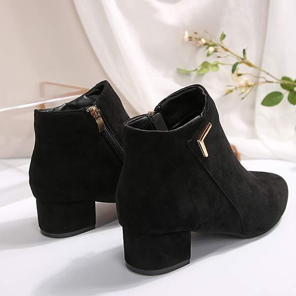 Women's Block Heel Fashion Ankle Boots 28722304C