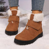 Women's Casual Velcro Thick Sole Snow Boots 52034710S