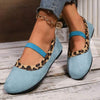 Women's Color-Block Flat Strap Shoes 05429472C