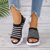 Women's Flyknit Thick Sole Casual Sandal 08115086C