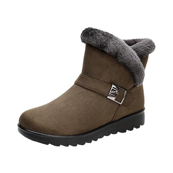 Women's Casual Plush Flat Snow Boots 21063056S