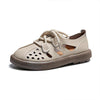 Women's Retro Hollow Strap Flat Sandals 03368605S