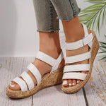 Women's Fashionable Wide Wedge Sandals 05408392C