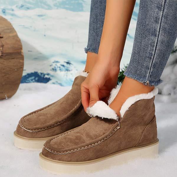 Women's Slip-On Warm Snow Boots 19461545C