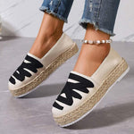 Women's Espadrille Platform Slip-On Shoes 08607482C