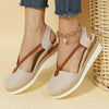 Women's Color Matching Casual Fish Mouth Platform Sandals 58026224C