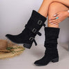 Women's Belted Shaft Boots 61698388C