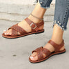 Women's Retro Hollow Casual Roman Sandals 68547057C