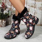 Women's Fashionable and Comfortable Christmas-Themed Warm Boots 12448553C