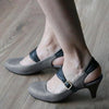 Women's Retro Contrast Color High Heel Sandals 91910524S