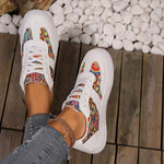 Women's Colorblock Casual Canvas Sneakers 89769394C