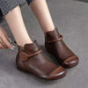 Women's Vintage Flat Ankle Boots 18517030C