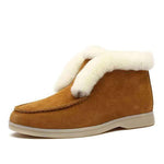 Women's Plush-Lined Warm Casual Short Boots 77508168C