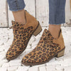 Women's Leopard Print Chelsea Ankle Boots 84973050C