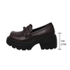 Women's Retro Fashion Thick-Soled Loafers 11131509C