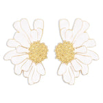 Retro Alloy Flower Pattern Stud Earrings 28753775S
