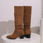 Women's Fold-Over Knee-High Boots 59060157C