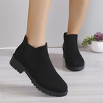 Women's Casual Low Heel Short Boots Chelsea Boots 39253804S