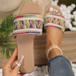 Women's Ethnic Style Flat Sandals 98615058C
