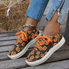 Women's Printed Casual Light Canvas Shoes 94349547S