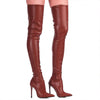 Women's Sexy Pointed Toe High Stiletto Over the Knee Boots 47518365S