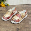 Women's Plaid Canvas Shoes 06385589C