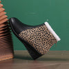 Women's Casual Wedge Leopard Ankle Boots 57686227S