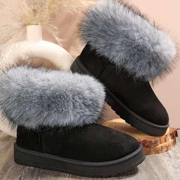 Women's Plush-Lined Warm Snow Boots 51049131C