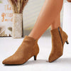 Women's Suede Stiletto Ankle Boots 47481943C