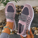 Women's Casual Lace-Up Mesh Breathable Sneakers 61402719S