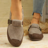 Women's Casual Plush Lined Flat Cotton Shoes 93367676S