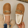 Women's Slip-On Furry Lined Winter Shoes 47630189C