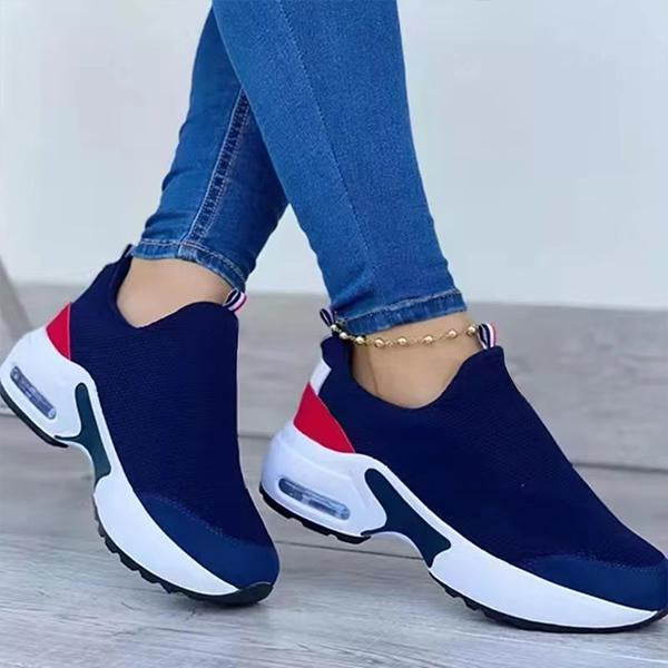 Women's Casual Mesh Platform Slip-On Sneakers 82807675C