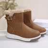 Women's Casual Side Zipper Thick Soled Snow Boots 43056091S