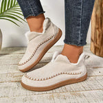 Women's Flat Thickened Fleece-Lined Warm Shoes 89302932C