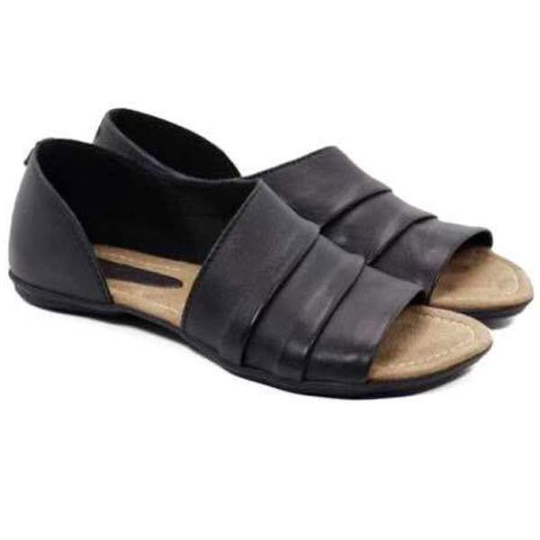 Women's Round Toe Open-Toe Foldable Sandals 98949177C