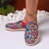 Women's Elastic Slip-On Floral Canvas Shoes 41699351C