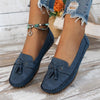 Women's Casual Tassel Hand-Sewn Flat Shoes 41569015S