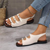 Women's Retro Flat Roman Sandals 51428002C