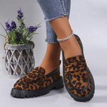 Women's Leopard Print Loafers 04039944C